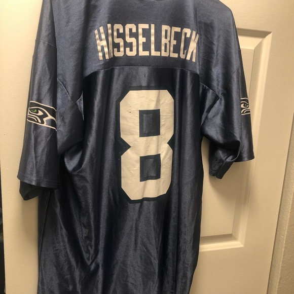 NFL Player Seattle For Her #8 Hasselbeck Women's Blue Jersey Jersey Size Large - Picture 4 of 14